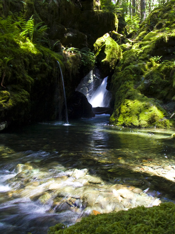 Small Waterfall Along Lena Creek